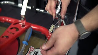 Rotax MAX Evo Throttle Cable amp Chain Installation  How to 810 [upl. by Kolk]