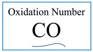 How to find the Oxidation Number for C in CO Carbon monoxide [upl. by Ahseki]