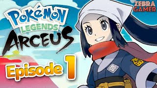 NEW Pokemon Game  Pokemon Legends Arceus Gameplay Walkthrough Part 1  Hisui Region Rowlet [upl. by Brackett259]