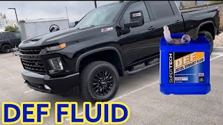 2022 Silverado 3500hd Duramax DEF Fluid [upl. by Boris]