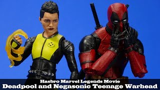 Marvel Legends Deadpool 2 Negasonic Teenage Warhead Movie Hasbro Action Figure Review [upl. by Sidnarb]