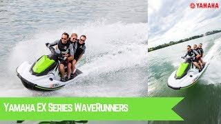 All New 2017 Yamaha EX Series WaveRunners [upl. by Shipp129]