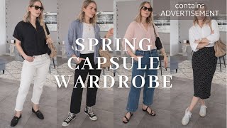 Spring capsule wardrobe 2022  Checklist amp key pieces [upl. by Alleris206]