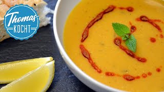 Türkische Linsensuppe  Mercimek Corbasi  Thomas kocht [upl. by Oswin]