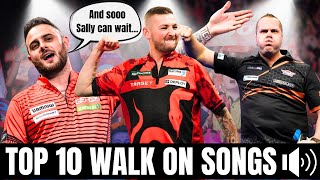 Top 10 Darts Walkon Songs  ALL TIME [upl. by Faden]