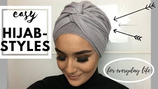 Easy Turban Styles For Everyday Life Hijab [upl. by Flin]