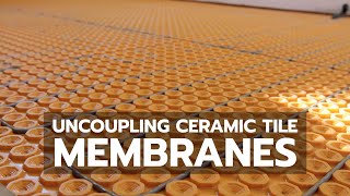 Uncoupling Membranes For Ceramic Tile Installation [upl. by Dido]