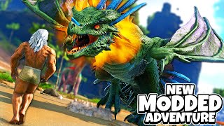 A NEW CRAZY MODDED ADVENTURE BEGINS  ARK MEGA Modded Episode 1 [upl. by Malvina814]