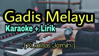 GADIS MELAYU KARAOKE  LAGU BATAK POPULER [upl. by Vahe]