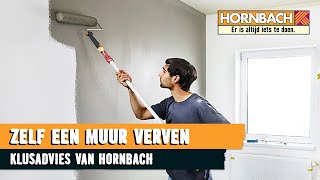 Muur verven met HORNBACH [upl. by Laud726]