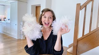 Quick amp Easy Tulle Pom Poms No Glue No Sew [upl. by Intosh]