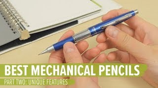 The Best Mechanical Pencils Part 2 Unique Features [upl. by Eeclehc]