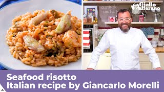 SEAFOOD RISOTTO  Italian recipe by Giancarlo Morelli [upl. by Wilkison603]