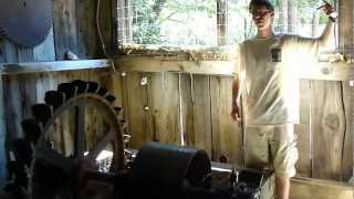 how a Pelton water wheel works [upl. by Bianchi598]