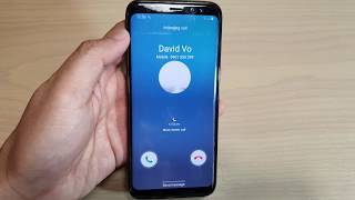 Galaxy S8 Incoming Call With Over the Horizon Ringtone [upl. by Riehl]