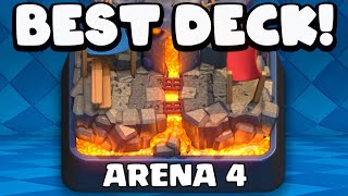 Best Arena 4 Deck in Clash Royale [upl. by Clerc]