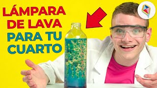 TUTORIAL 🔔 La manera MÁS FÁCIL de hacer una LÁMPARA DE LAVA  Pegamente [upl. by Eberto]