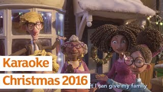 Karaoke  Sainsburys Ad  Christmas 2016 [upl. by Nylave]