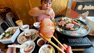 Thai BBQ Hotpot Buffet Restaurant [upl. by Eniowtna]