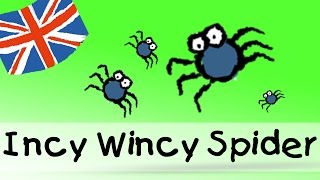 Incy Wincy Spider  englische Kindergarten Lieder  Kinderlieder [upl. by Fezoj214]