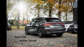 Audi SQ8 Active Sound [upl. by Ahsercul425]