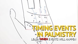 ✔ Palmistry amp Palm Reading  HOW to Predict WHEN Events Happen [upl. by Gilles]