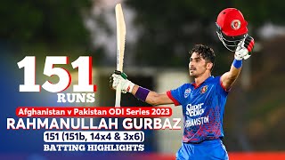 Rahmanullah Gurbazs Incredible Century vs Pakistan  AfghanAtalans BD Specials  ACB [upl. by Ahsinahs]