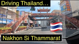 4K Driving Thailand Nakhon Si Thammarat [upl. by Brenan]