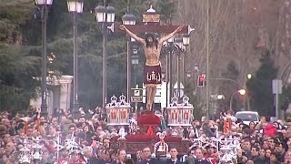 Salida del Cristo de los Alabarderos del Palacio Real [upl. by Llerahs]