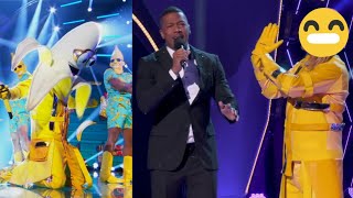 The Masked Singer  The Banana Performances and Reveal 🍌 [upl. by Nosirrah778]