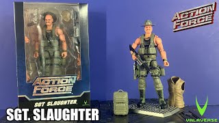 VALAVERSE Action Force Sgt Slaughter Version 2 Review [upl. by Xantha143]