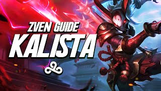 HOW TO PLAY KALISTA MID amp CARRY BEST BUILDRUNES Kalista Mid Guide Season 11  League of Legends [upl. by Spielman]