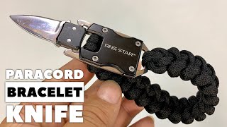 Theres a KNIFE in this Paracord Bracelet [upl. by Ahsii]