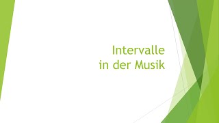 Musik Intervalle einfach erklärt [upl. by Angelle]