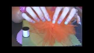 Fluffy Tulle Bow Tutorial [upl. by Josephine580]