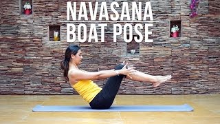 How to do Navasana  Boat Pose for Beginners [upl. by Meeki272]