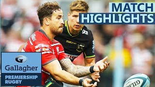 Gloucester 2716 Northampton  Cipriani Weaves Magic On Debut  Gallagher Premiership  Highlights [upl. by Nanahs]