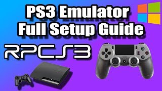 Connecting A PlayStation 4 Controller To RPCS3 Windows PlayStation 3 Emulation On Windows [upl. by Ahsiekal]