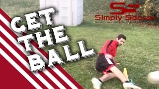 How To Slide Tackle In Soccer  Defender Soccer Tips [upl. by Amadus693]