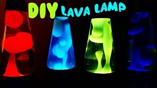 How to Make Lava Lamp Easy Step By Step DIY Tutorial Science Experiments [upl. by Nesmat]