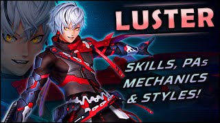 PSO2 Complete Luster Class Overview [upl. by Ahsekat]