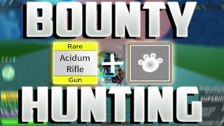 Paw amp Acidum Rifle Epic Bounty Hunting Montage  Blox Fruits [upl. by Uahc808]