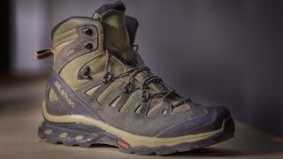 600 Mile Lightweight Waterproof Hiking Boots Review Salomon Quest 4D GTX [upl. by Anilasor]