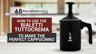 How to Use the Bialetti Tuttocrema Milk Frother [upl. by Aerol]