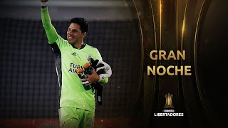 El partido de Enzo Pérez como arquero de River en la CONMEBOL Libertadores [upl. by Conah]