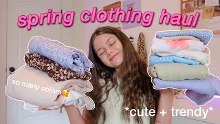 HUGE springsummer try on haul 2021 [upl. by Vanessa]