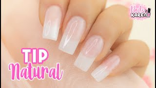 UÑAS ACRILICAS para PRINCIPIANTES  TIP NATURAL [upl. by Ahsirpac]