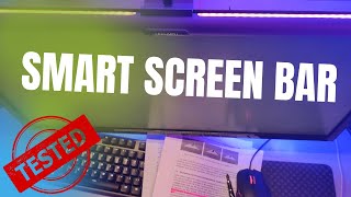 Actually tested  Yeelight Smart Screenbar Monitor Light PRO with ambient light and wireless control [upl. by Andre794]