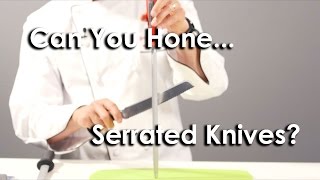 Quick Tip 4  How to Hone a Serrated Knife [upl. by Anaul]