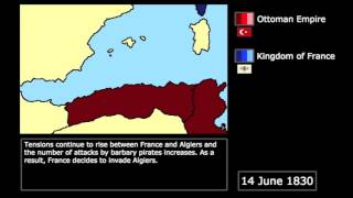 Wars The French Invasion of Algiers 1830 Every Day [upl. by Alamap]